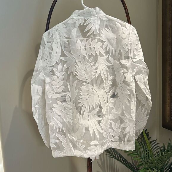 WYNNE LAYERS Lace Zip Up Jacket NWT - Picture 6 of 7